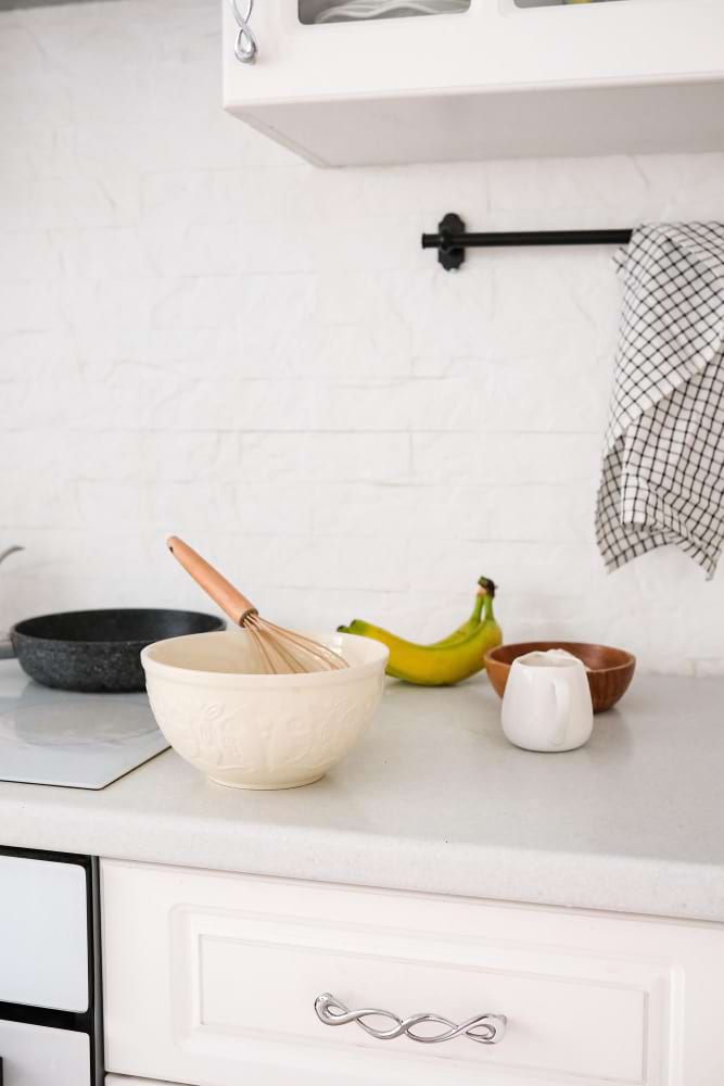 Modern kitchen stone island light marble