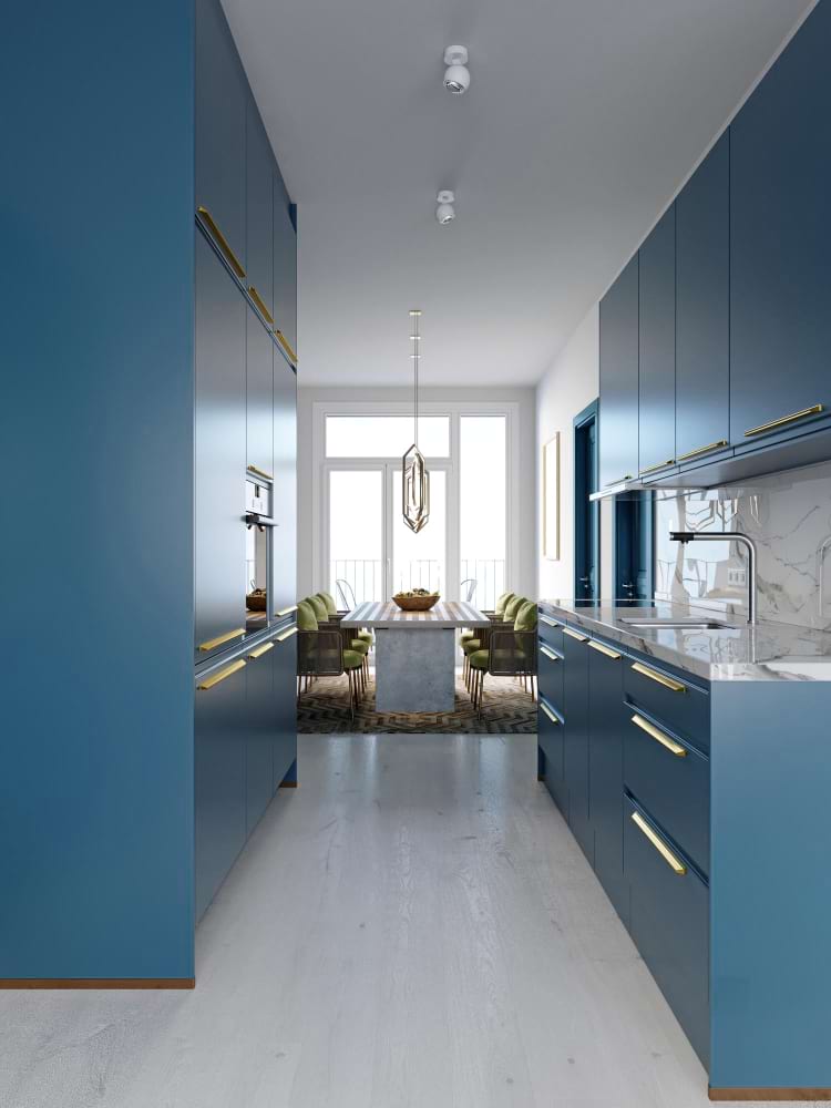 Modern kitchen stone countertop collection gold